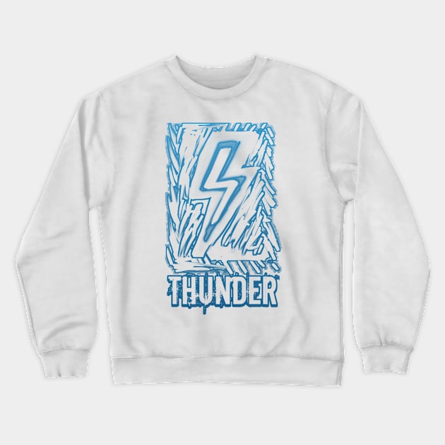 Thunder Crewneck Sweatshirt by radeckari25
